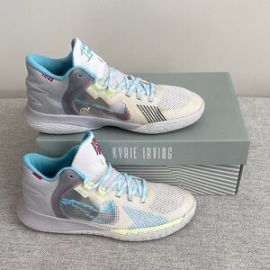Kyrie Irving White and Blue (size 5 big kid) Sneakers